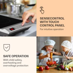 Klarstein MisterCook, infračervený varič, 2000 W, 90 - 650 °C, časovač, strieborná