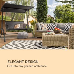 Blumfeldt Bel Air Mono Swing, hollywoodska hojdačka, oceľový rám, Mono Relax, čierna