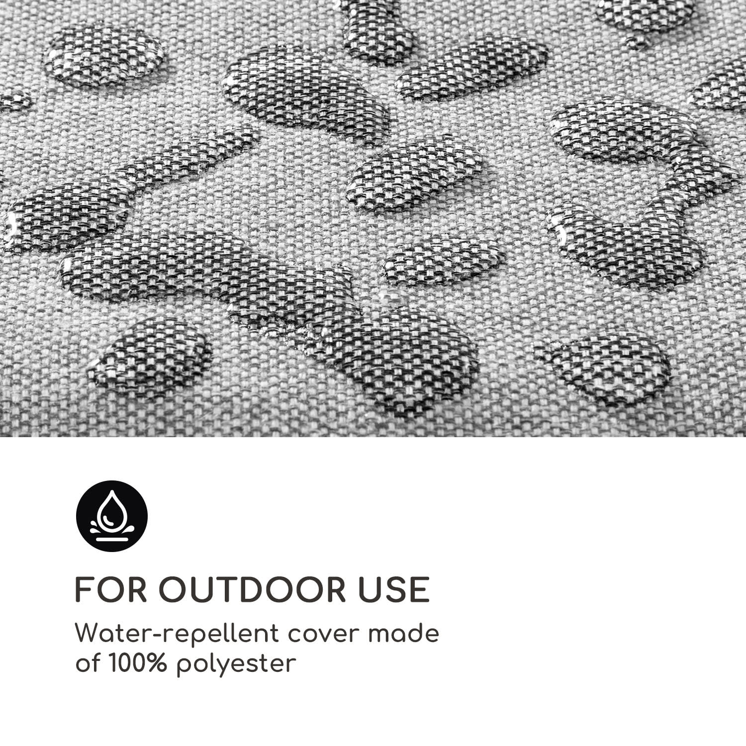 Blumfeldt Titania Pillows, vankúš, polyester, nepremokavý, melírovaný svetlosivý