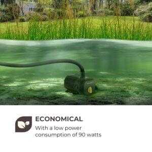 Waldbeck Nemesis T90, jazierkové čerpadlo, výkon 90 W, hĺbka čerpania 4 m, prietok 6200 l/h