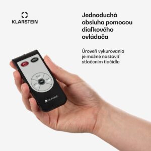 Blumfeldt Cosmic Beam Plus, infračervený terasový ohrievač, 2400 W, IP44, diaľkový ovládač, biely