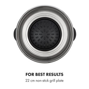 Klarstein Szechuan, hot pot a grilovacia platňa, objem 5 l, 1350 W, 600 W, červená