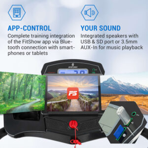 Capital Sports Pacemaker F100, bežecký pás, 1,5 HP, samomazací systém 3-Level InclineSystem