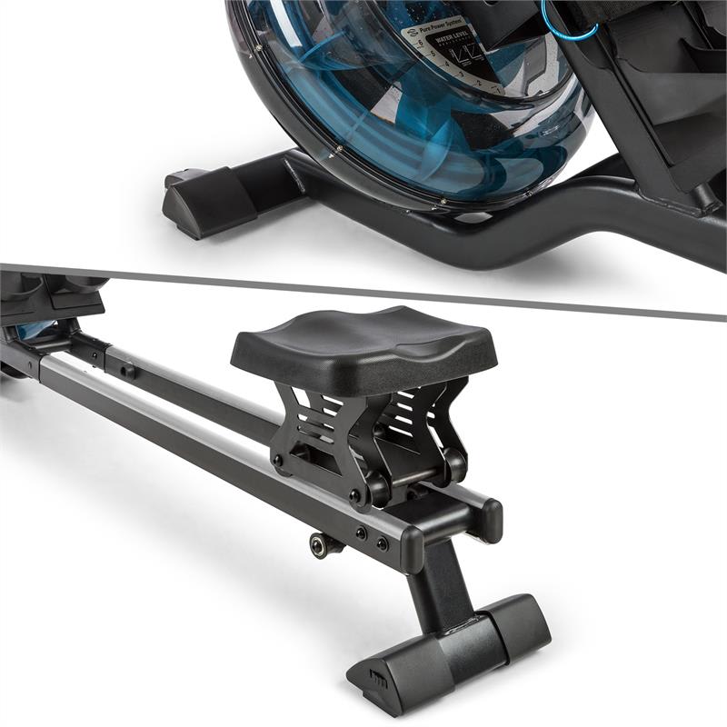 Capital Sports Flow M2, vodný veslársky trenažér, s tréningovým počítačom, do 150 kg