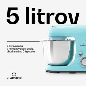 Klarstein Bella Pico 2G, kuchynský robot, 1300 W, 1,7 PS, 6 stupňov, 5 l