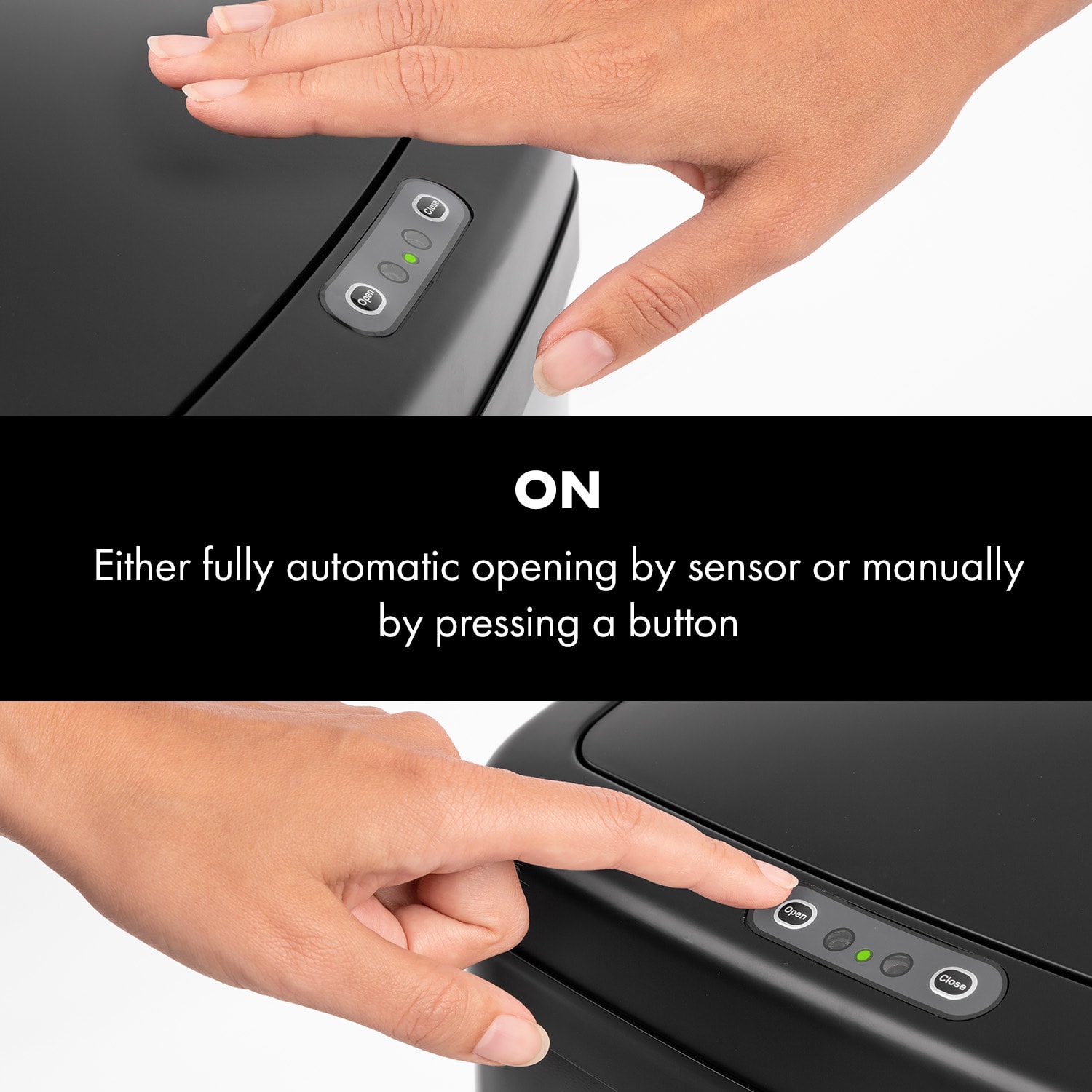 Klarstein Cleansmann, kôš na odpadky, senzor, 30 litrov, na odpadkové vrecia, ABS, čierny