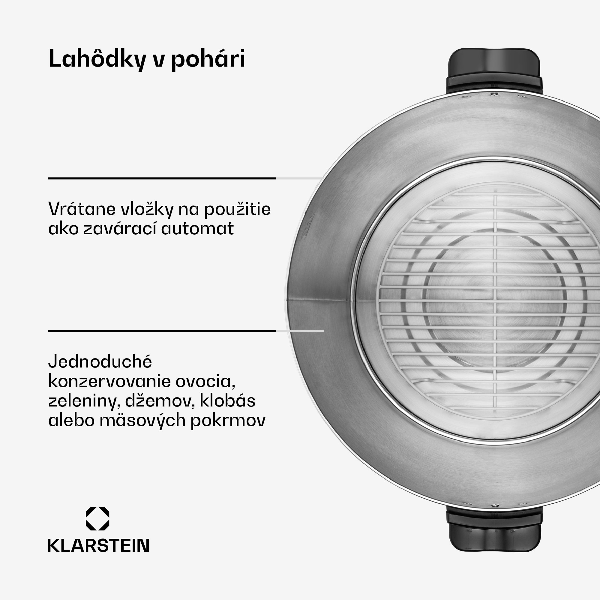 Klarstein KonfiStar 40, zavárací hrniec, dávkovač nápojov, 40 l, 2500 W, 100 °C, 180 min, digitálny – Obrázok 2