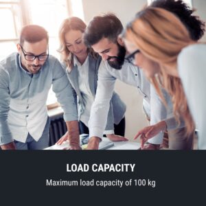 OneConcept Multidesk Comfort, výškovo nastaviteľný písací stôl, elektrický, výška 62 – 128 cm, biely