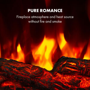 Klarstein Bern, elektrický krb, 1000/2000 W, LED, 10-30°C, týždňový časovač