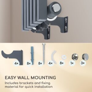 Besoa Delgado, radiátor, 120 x 25, 508 W, teplá voda, 1/2", 4 – 10 m², sivý