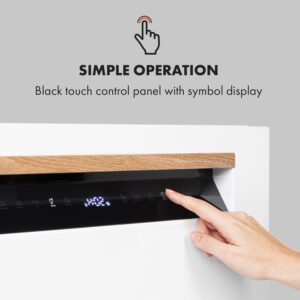 Klarstein Lagoona, umývačka riadu, 1380 W, 6,5 l, na 6 súprav riadu, energet. trieda F, biela