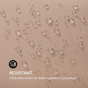 Blumfeldt Flex-Shade XL, slnečník, 150 x 210 cm, polyester, UV 50, sivohnedý