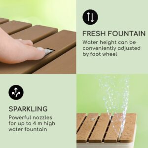 Blumfeldt Sumatra Breeze Square, záhradná sprcha, WPC, hliník, 70x55, hranatá