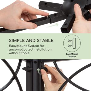 Blumfeldt Mondo, záhradný altánok, párty stan, oceľ, polyester, tmavosivý