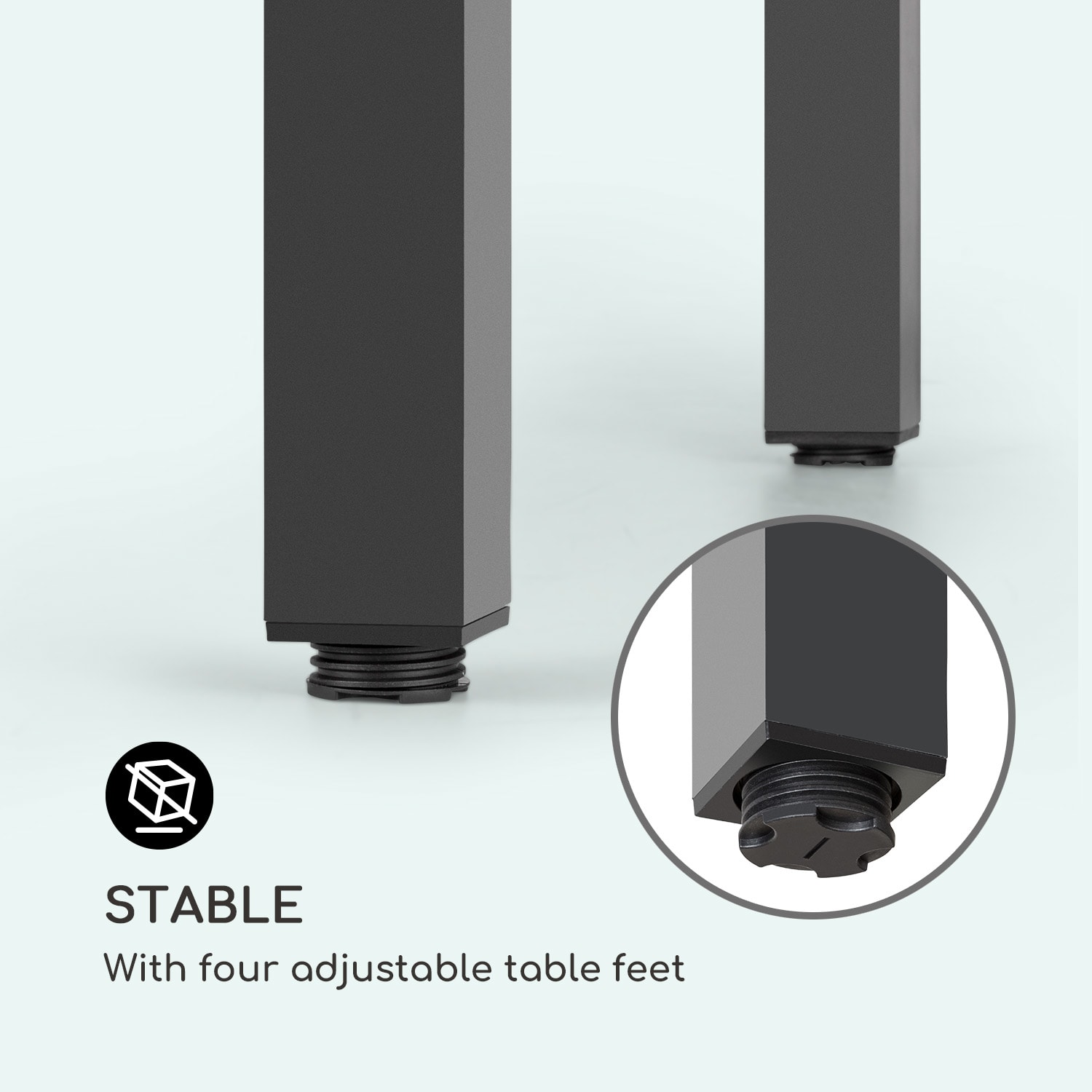 Blumfeldt Menorca Expand, záhradný stôl, 163 x 95 cm, antracitový – Obrázok 2