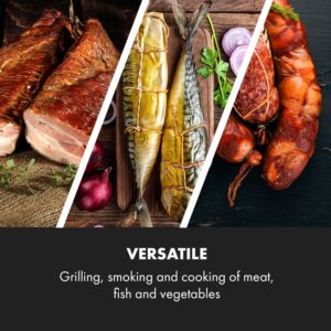 Klarstein Pasadena, plynový gril s udiarňou, 2,5 kW, 180°C