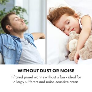 Klarstein Wonderwall Air Art Smart, infračervený ohrievač, 60 x 60 cm, 350 W, aplikácia, východ slnka