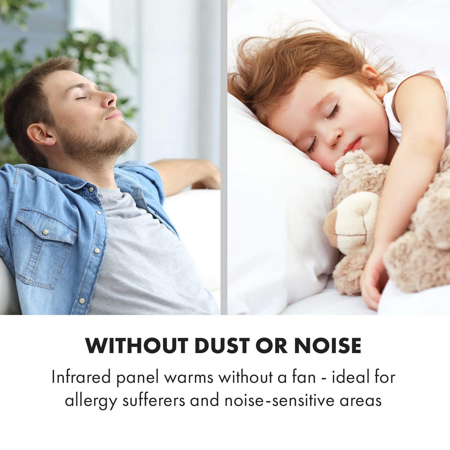 Klarstein Wonderwall Air Art Smart, infračervený ohrievač, 120 x 60 cm, 700 W, aplikácia, mramor I