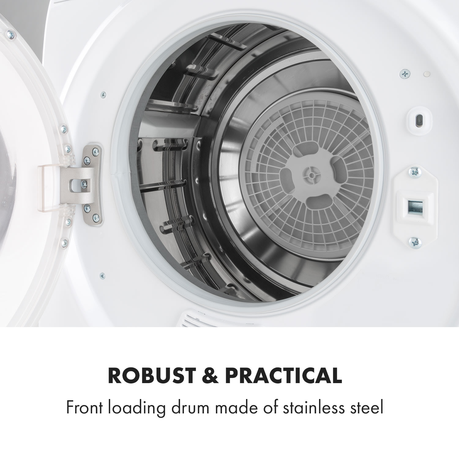 Klarstein Jet Set 2500, sušička bielizne, sušička s odsávaním vlhkého vzduchu, 850W, TEE C, 2,5kg, 50cm, biela – Obrázok 3