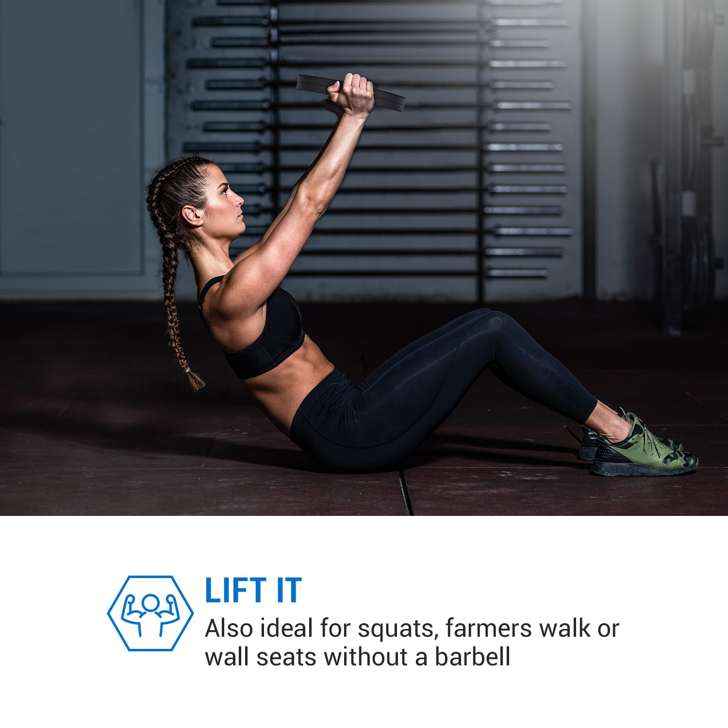 Capital Sports Elongate 2020, kotúče, 2 x 1,25 kg, tvrdá guma, 50,4 mm