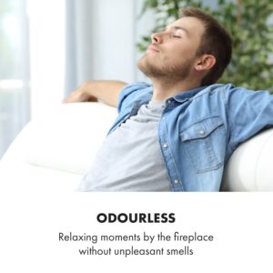 Klarstein Phantasma Niro, etanolový krb, bezpečnostný horák, hasiaca pomôcka, doba horenia 3,5 h