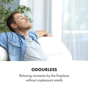 Klarstein Phantasma Manor, etanolový krb, 3,4 kW, vidiecky štýl, MDF, doba horenia 2,5 h