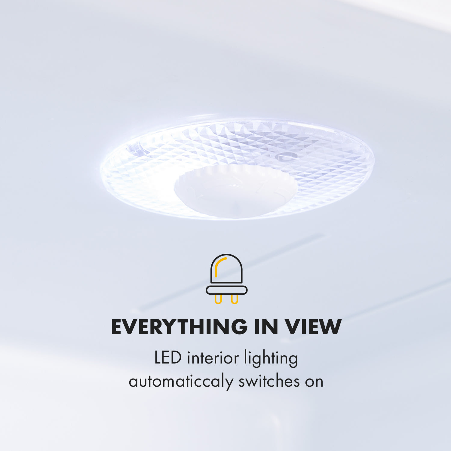 Klarstein Happy Hour 33, minibar, 33 l, 5-15°C, energet. trieda G, tichý, 25 dB, LED svetlo, biely – Obrázok 3