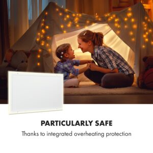 Klarstein Midnight Sun, infračervený stropný ohrievač, 110,5 x 70,5 cm, 600 W