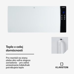 Klarstein Lindholm, konvektor, termostat, časovač, 2000 W