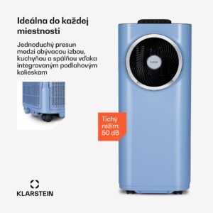 Klarstein Kraftwerk Smart 12K, mobilná klimatizácia 3 v 1, 12 000 BTU, ovládanie cez aplikáciu, diaľkový ovládač