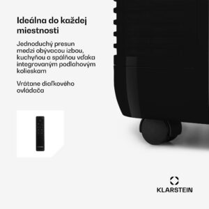 Klarstein Grandbreeze Eco 12K, mobilná klimatizácia 3 v 1, 460 m³/h, 12 000 BTU/1,35 kW