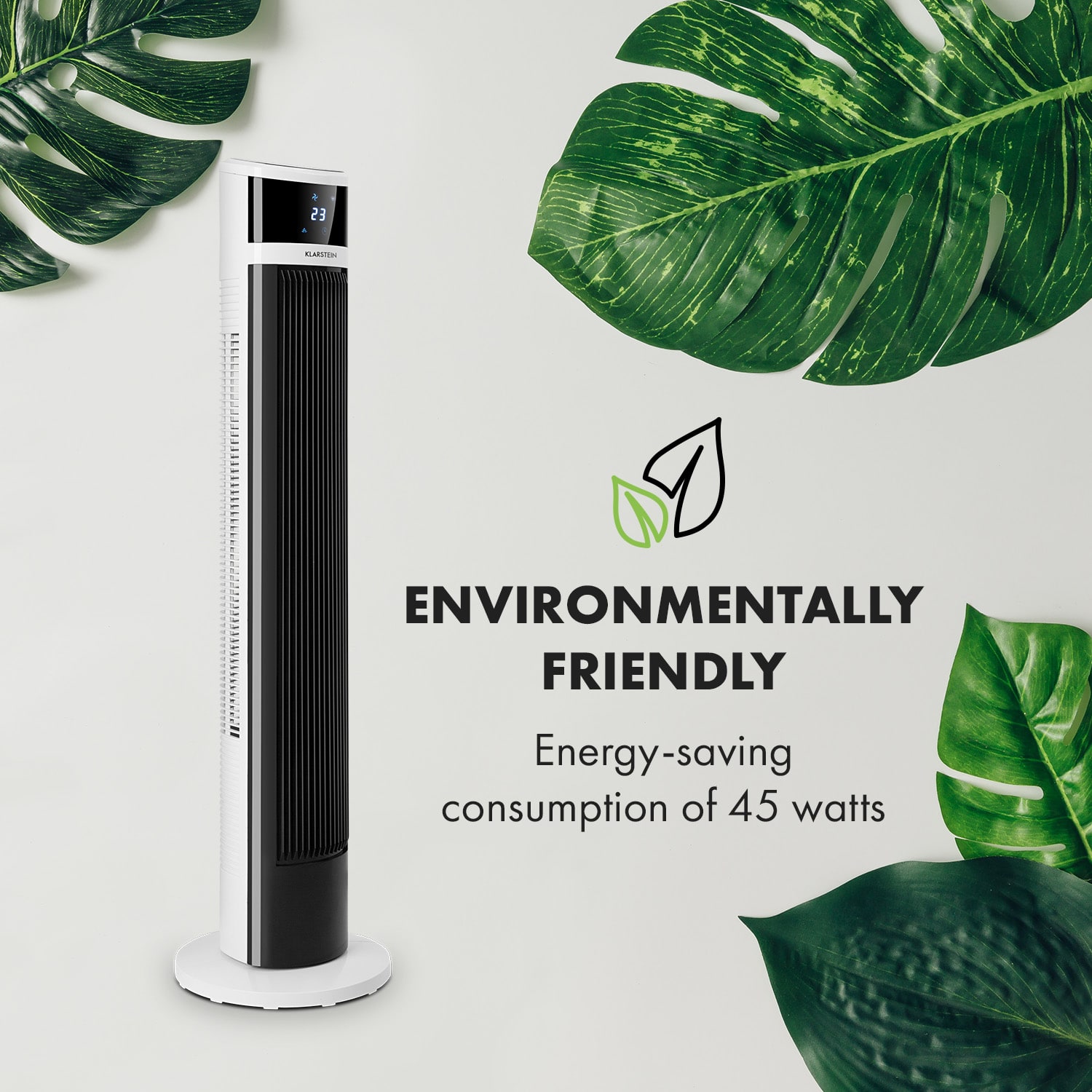 Klarstein Icetower Smart, stĺpový ventilátor, 45 wattov, ovládanie cez aplikáciu – Obrázok 3