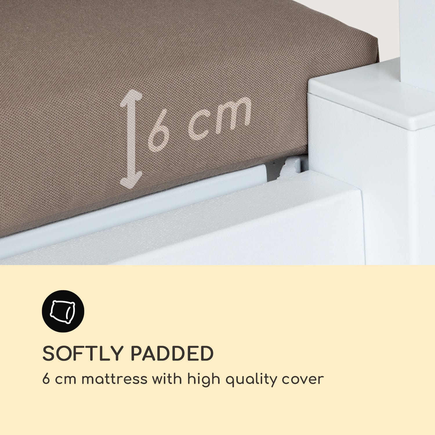 Blumfeldt Eremitage Double Lux, lehátko, 4 polohy, pre 2 osoby, 6 cm čalúnenie – Obrázok 3