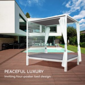 Blumfeldt Eremitage Double Lux, lehátko, 4 polohy, pre 2 osoby, 6 cm čalúnenie