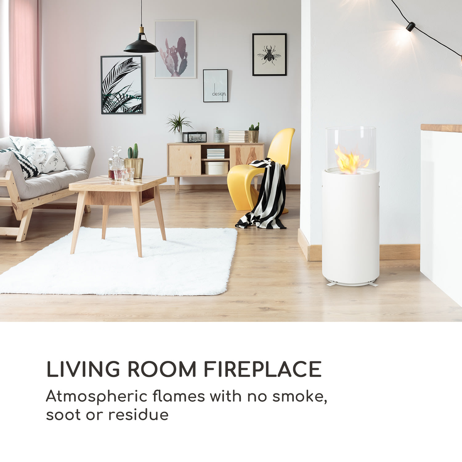 Blumfeldt Fiamme Tamburo, etanolový krb, horák z nehrdzavejúcej ocele, 0,8 litra, doba horenia 4-5 hod.