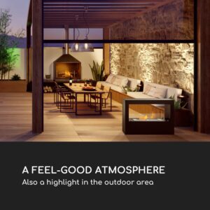 Blumfeldt Fiamme Scoppi, etanolový krb, horák z nehrdzavejúcej ocele, 3 l, doba horenia 5-6 h