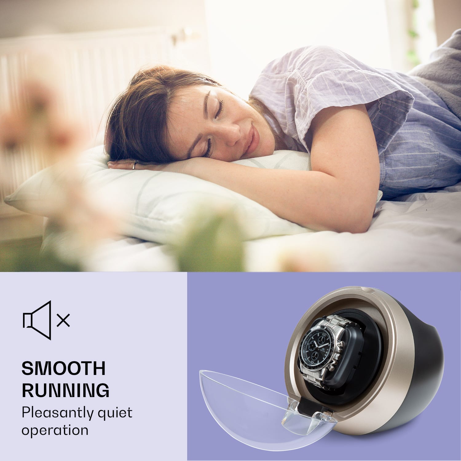 Klarstein St. Gallen ll Premium, naťahovač hodín, 4 rýchlosti, 3 rotačné režimy – Obrázok 2