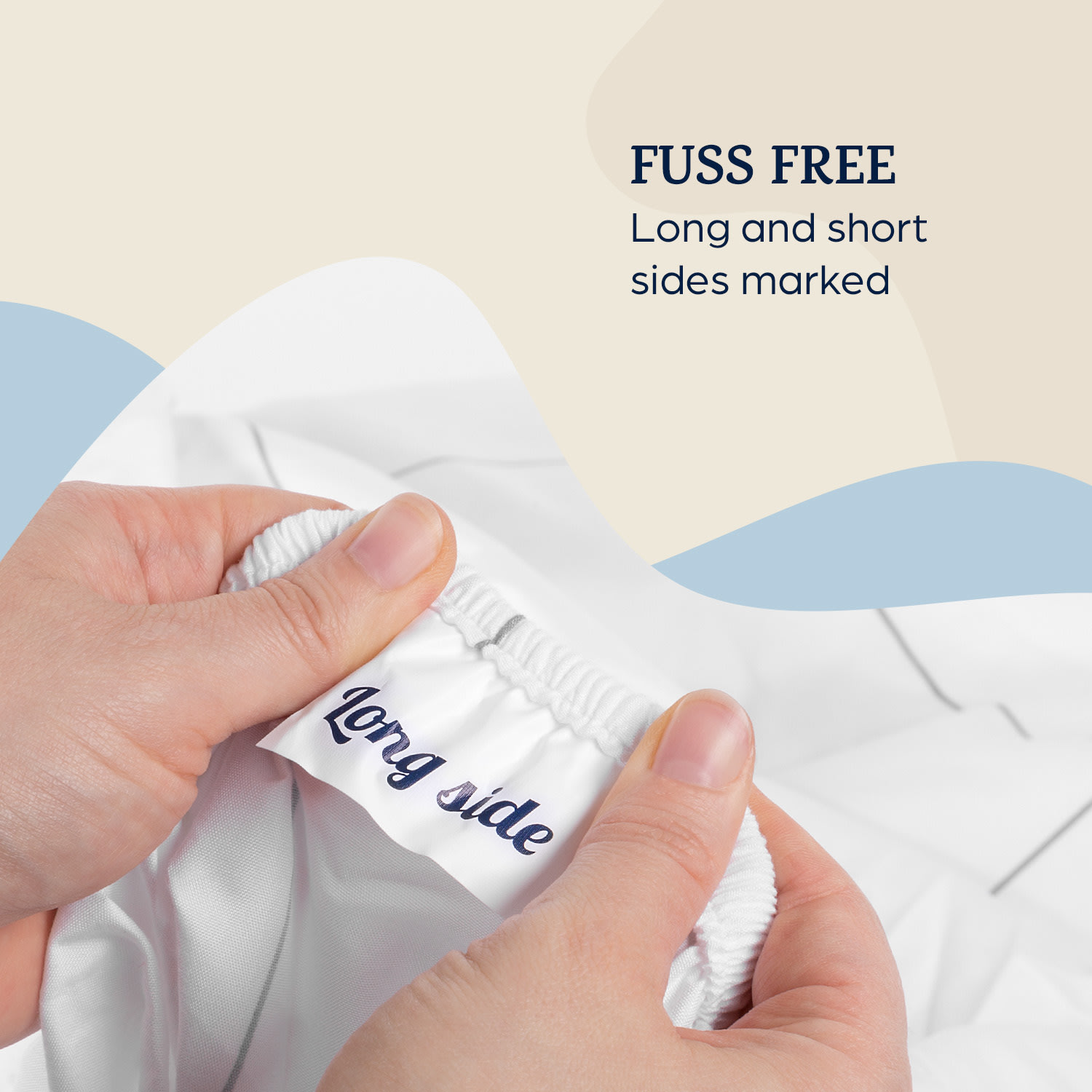 Sleepwise Soft Wonder-Edition, elastická plachta na posteľ, 90 – 100 × 200 cm, mikrovlákno – Obrázok 2