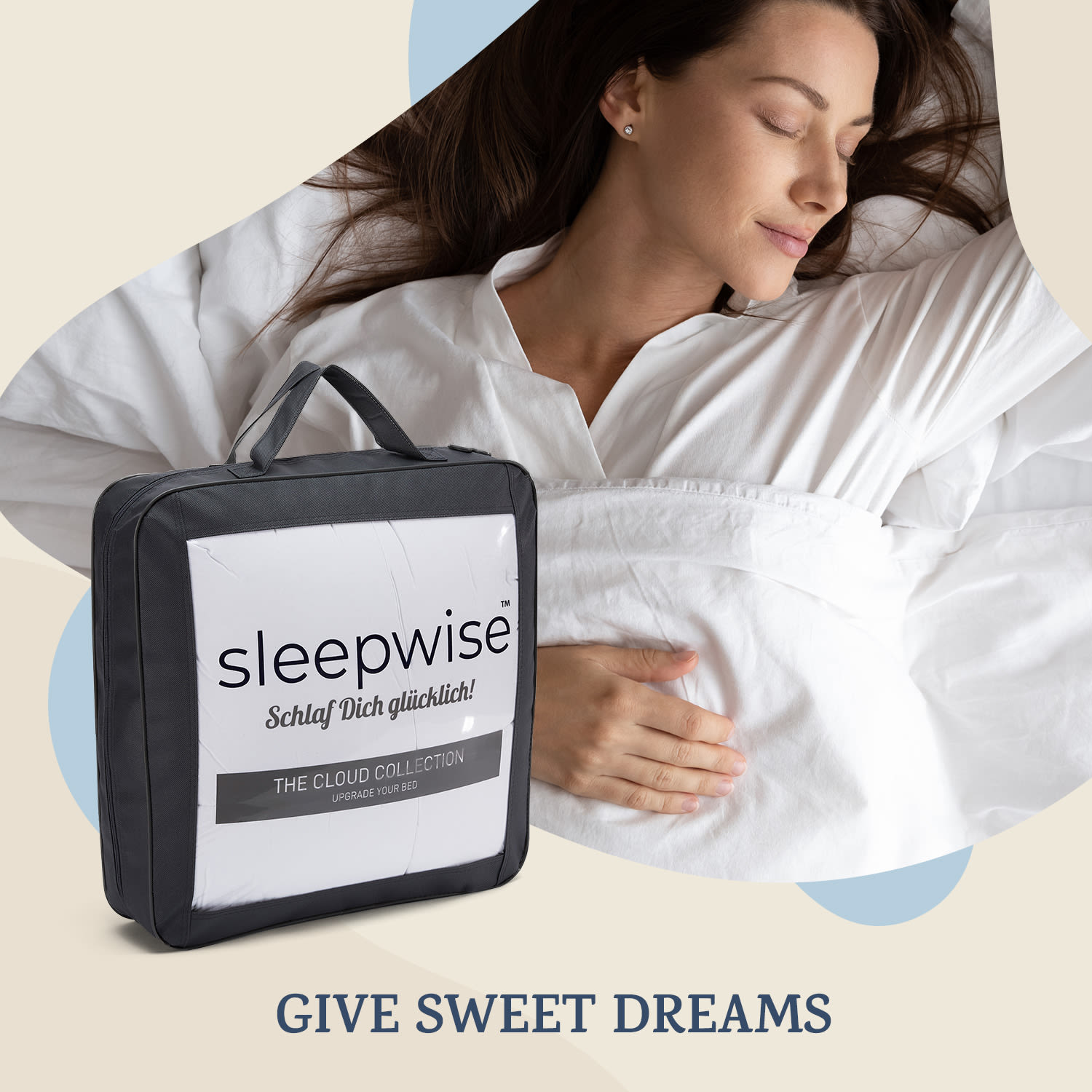 Sleepwise The Cloud, paplón, 200 x 200 cm, mikrovlákno – Obrázok 2