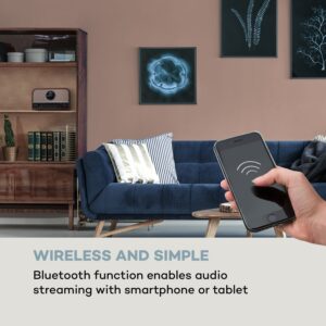 auna Columbia, DAB rádio, 60 W, CD prehrávač, DAB+/ UKW tuner, USB nahrávanie, Bluetooth