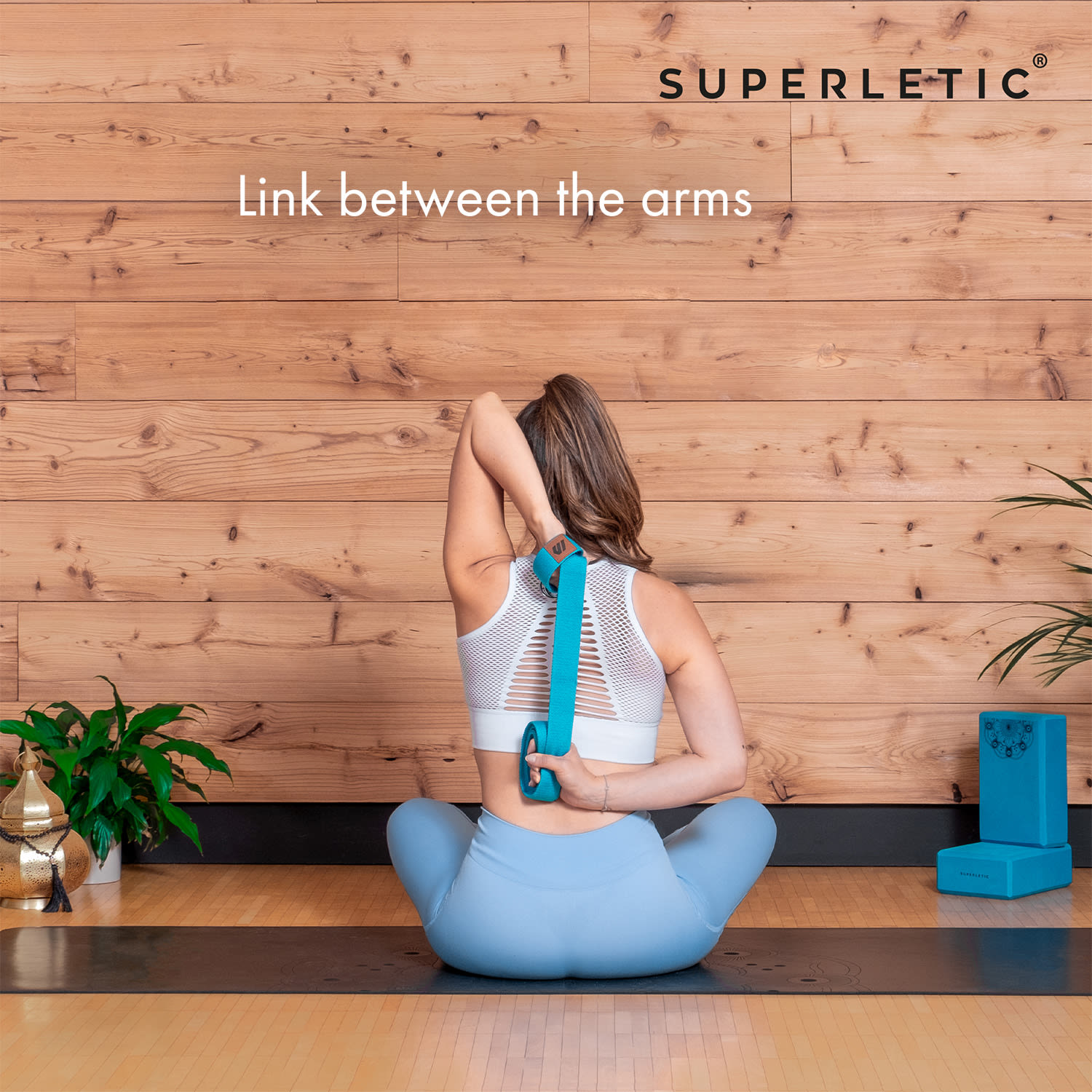 Capital Sports Siddha Essential, popruh na jogu, 250 x 3,8 cm, bavlna, možnosť zrolovania – Obrázok 2