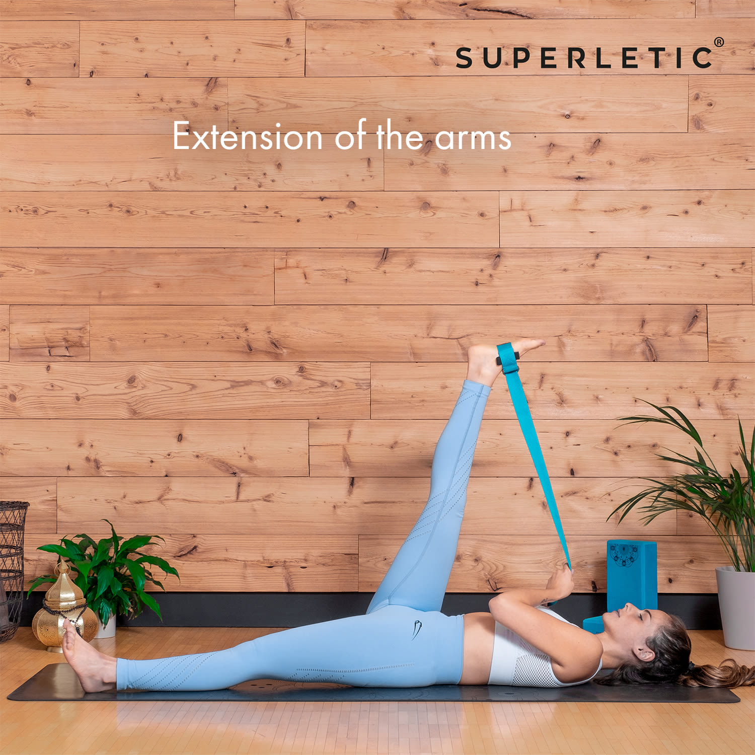 Capital Sports Siddha Essential, popruh na jogu, 250 x 3,8 cm, bavlna, možnosť zrolovania – Obrázok 3