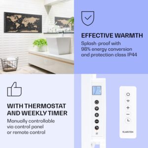 Klarstein Wonderwall Air Art Smart, infračervený ohrievač, 120 x 60 cm, 700 W, nočná mapa