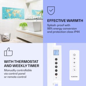 Klarstein Wonderwall Air Art Smart, infračervený ohrievač, 120 x 60 cm, 700 W, mapa so zvieratami