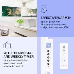 Klarstein Wonderwall Air Art Smart, infračervený ohrievač, 120 x 60 cm, 700 W, vír