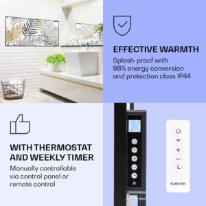 Klarstein Wonderwall Air Art Smart, infračervený ohrievač, 120 x 60 cm, 700 W, list