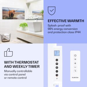 Klarstein Wonderwall Air Art Smart, infračervený ohrievač, 120 x 60 cm, 700 W, krava