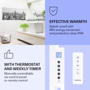 Klarstein Wonderwall Air Art Smart, infračervený ohrievač, 120 × 60 cm, 700 W, New York City