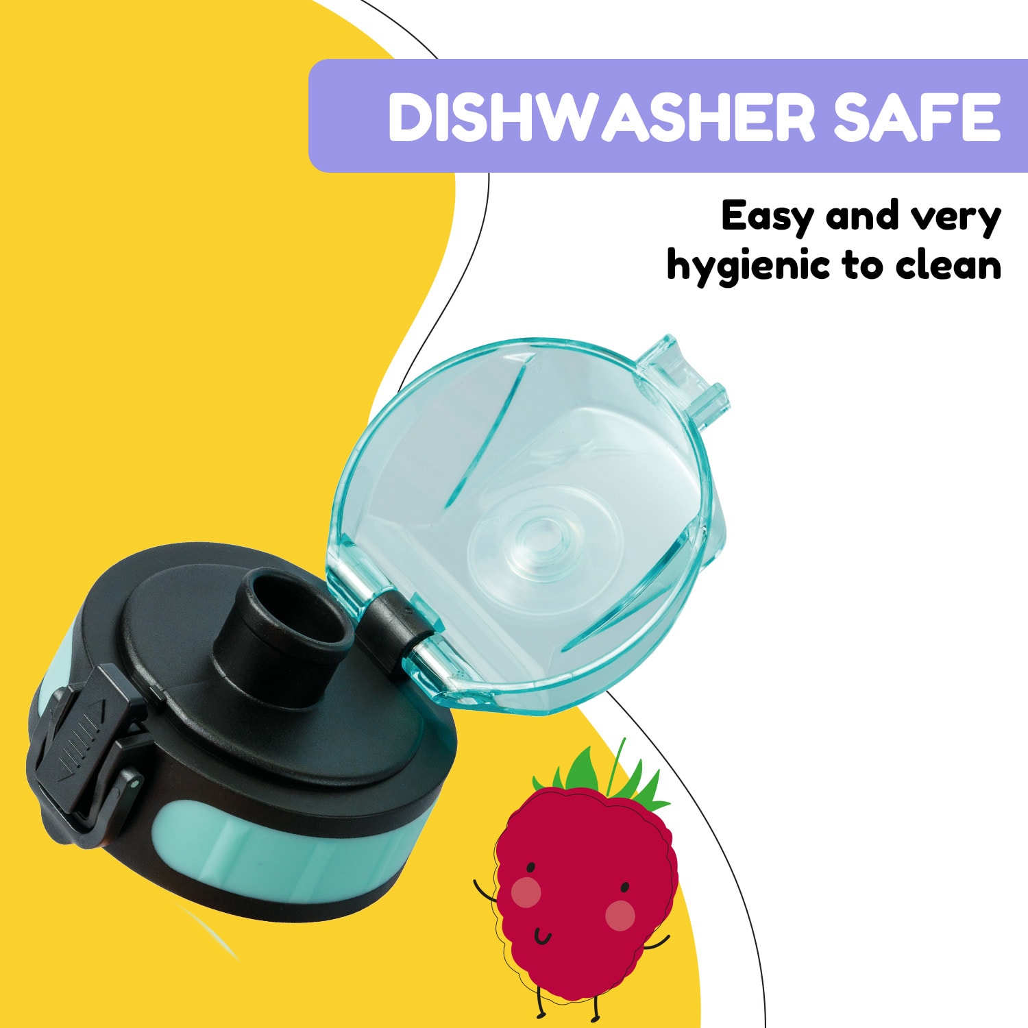 Klarstein Schmatzfatz, náhradný vrchnák, výška: 4,5 cm, priemer: 7 cm, bez BPA – Obrázok 2