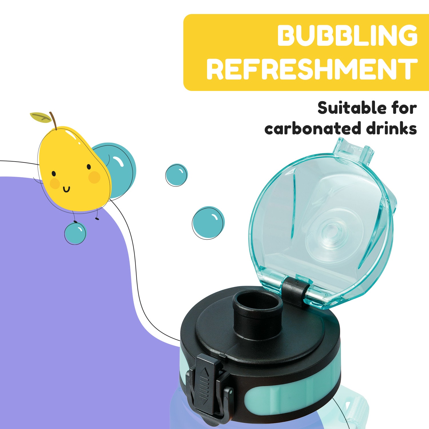 Klarstein Schmatzfatz, náhradný vrchnák, výška: 4,5 cm, priemer: 7 cm, bez BPA – Obrázok 3